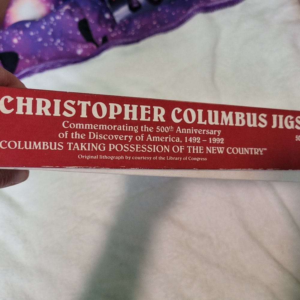 Vintage Christopher Columbus puzzle of Columbus Taking Possession - Picture 5 of 12